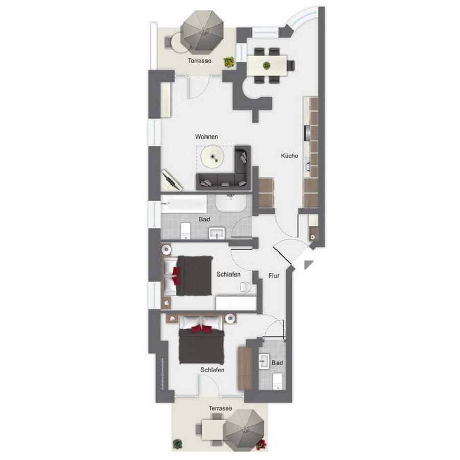 Villa Triton Wohnung 01 Boltenhagen  Bagian luar foto